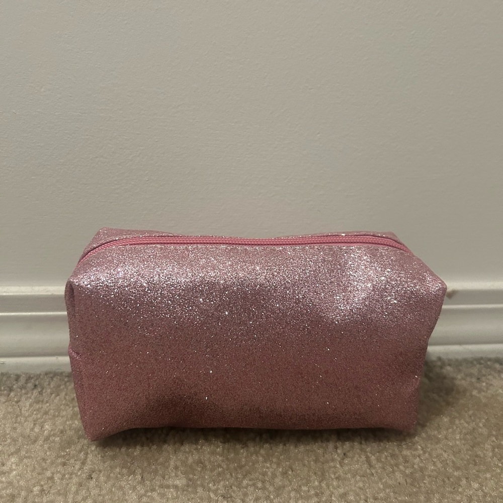 Sparkly Pink Makeup Bag
